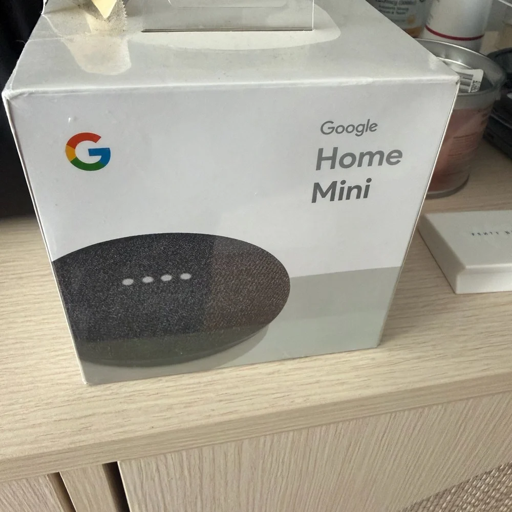 Google Home Mini Charcoal Speaker